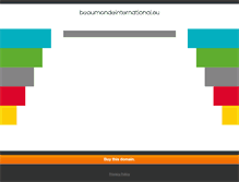 Tablet Screenshot of beaumondeinternational.eu